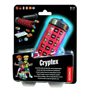 Cryptex code breaking toy.